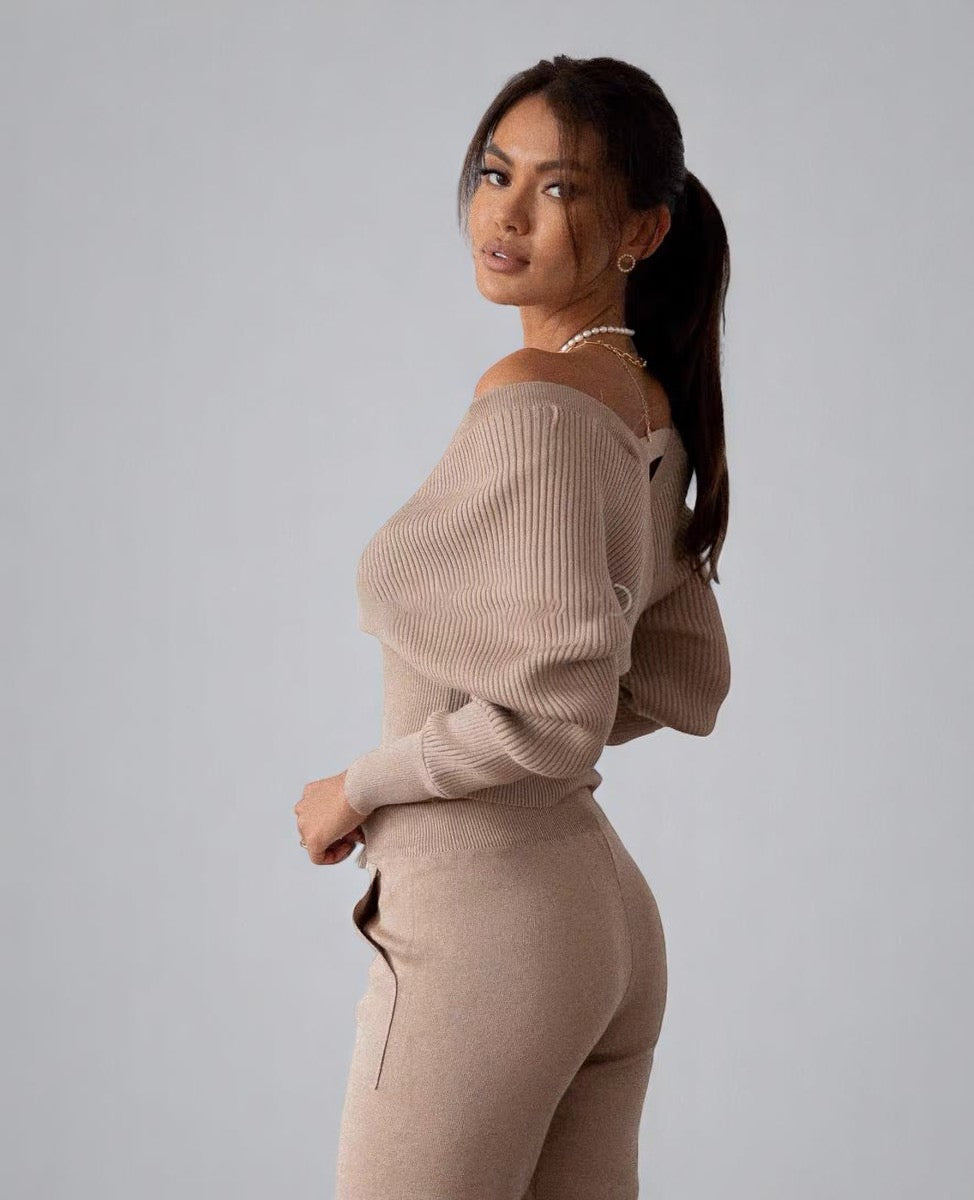 Monelle™ |  Sweater + Pants Suit